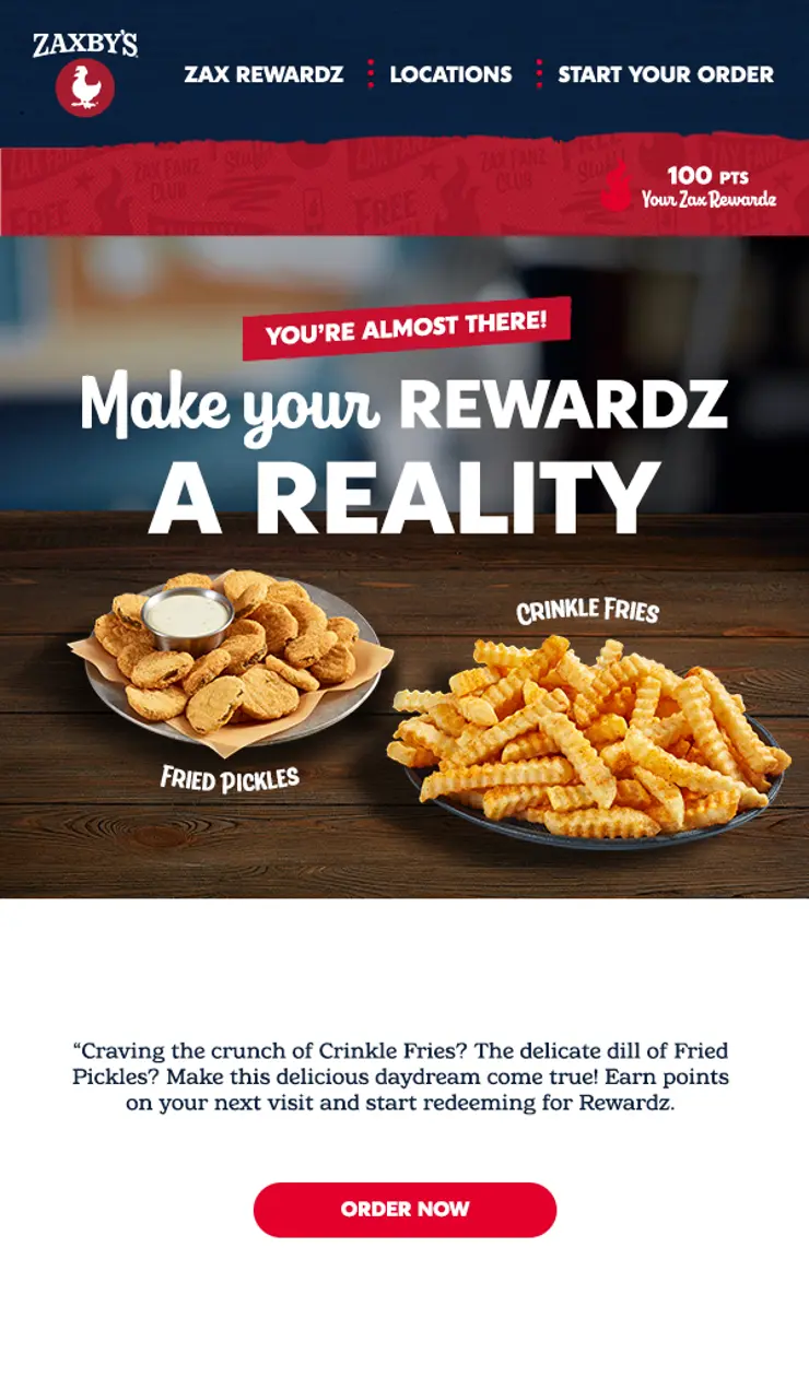 You're almost there! Make your REWARDS A REALITY